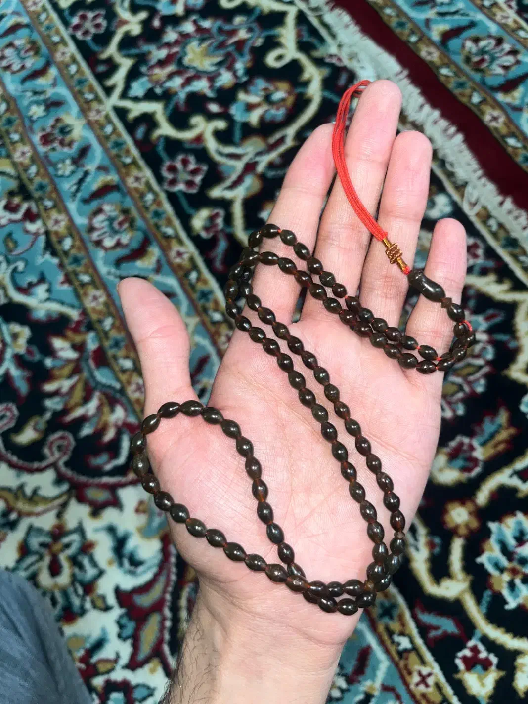 تسبیح شاه مقصود کابلی|جواهرات|مشهد, حرم مطهر رضوی|دیوار