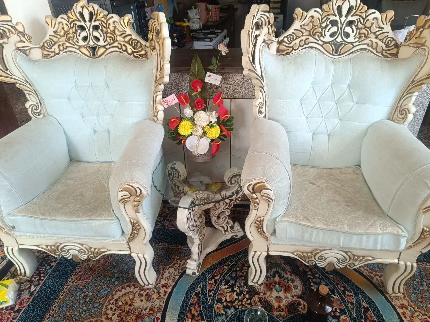 مبل سلطنتی|مبلمان خانگی و میز عسلی|خواف, |دیوار