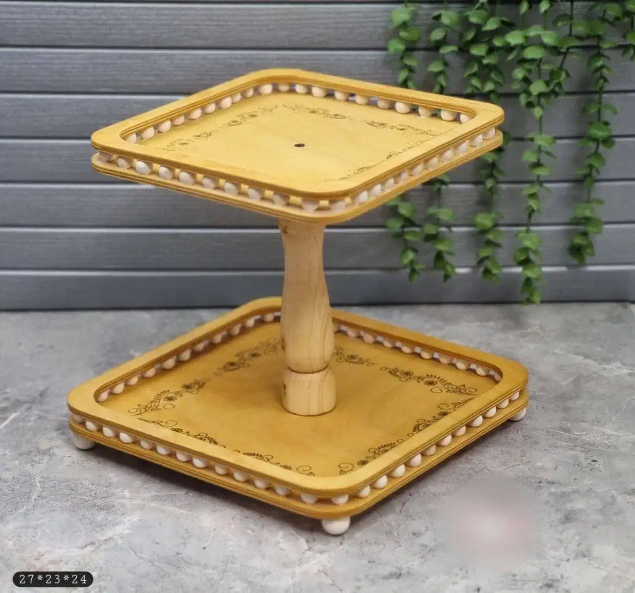 سرو پذیرای چوبی|ظروف سرو و پذیرایی|خلخال, |دیوار