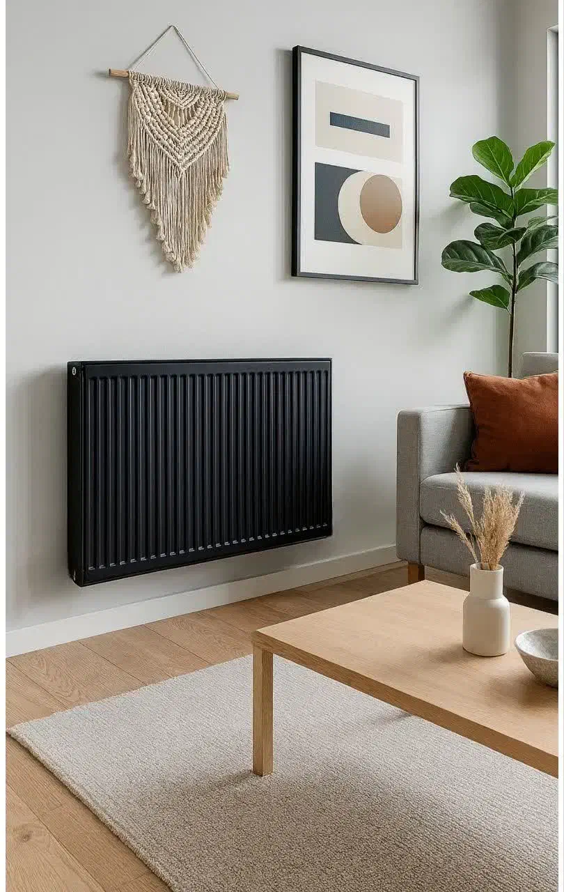 رادیاتور پنلی 100 مشکی ایساتیس( دکوراتیو مشکی)|آبگرمکن، پکیج، شوفاژ|تهران, امجدیه (خاقانی)|دیوار