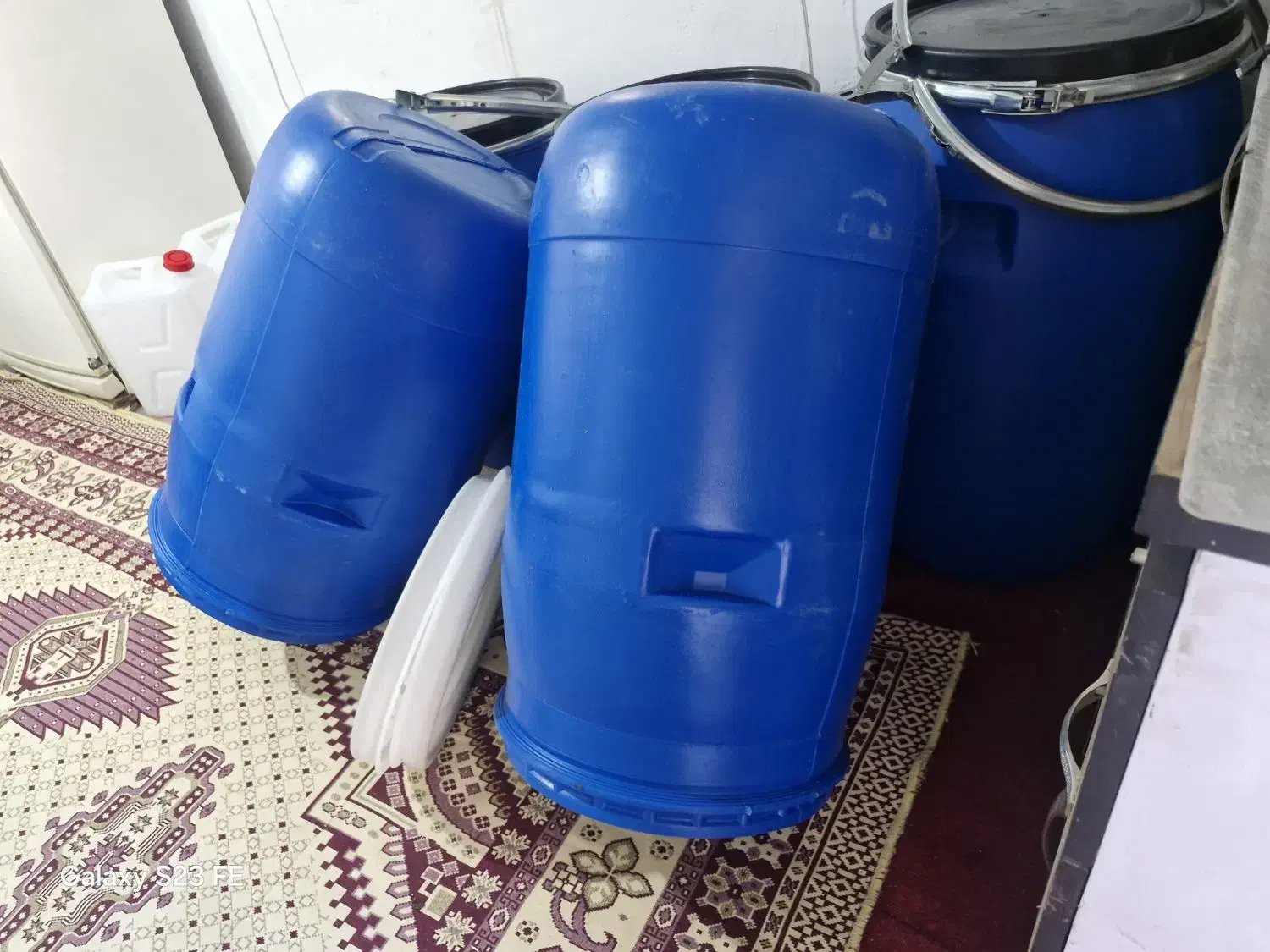 بشکه ۱۳۰ لیتری خارجی|ظروف نگهدارنده، پلاستیکی، یکبارمصرف|رباطکریم, رباطکریم|دیوار