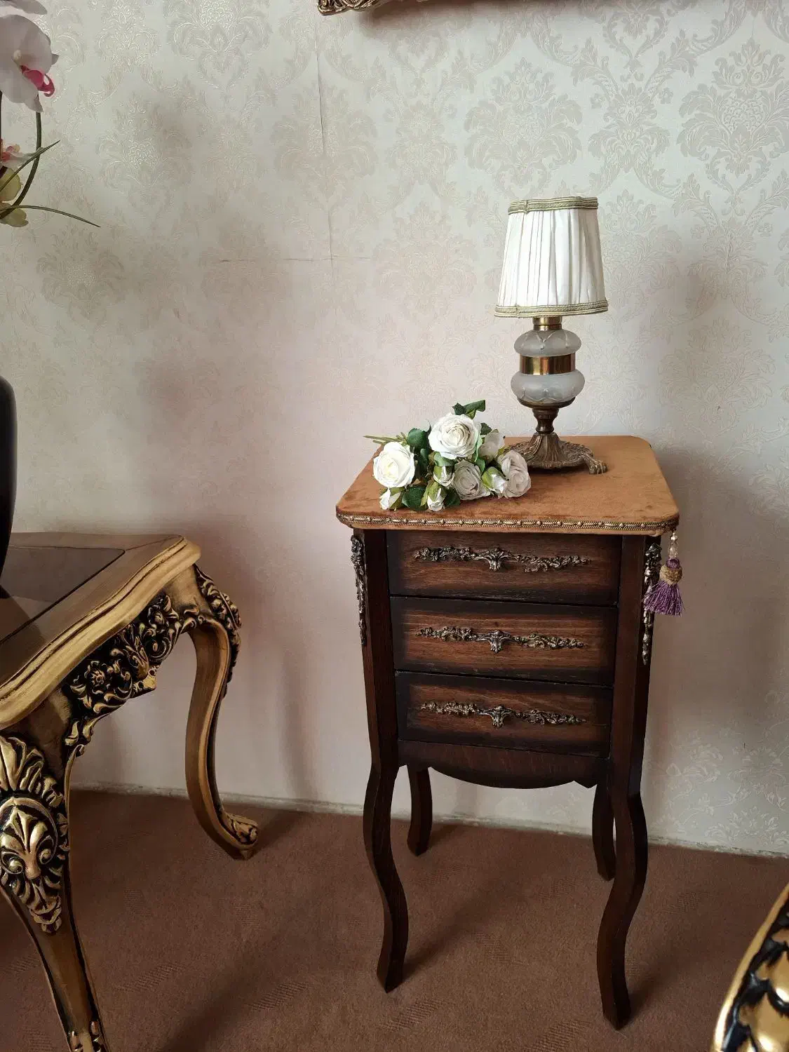 میز آباژور تلفن چوب|میز تلفن|مشهد, رستگار|دیوار