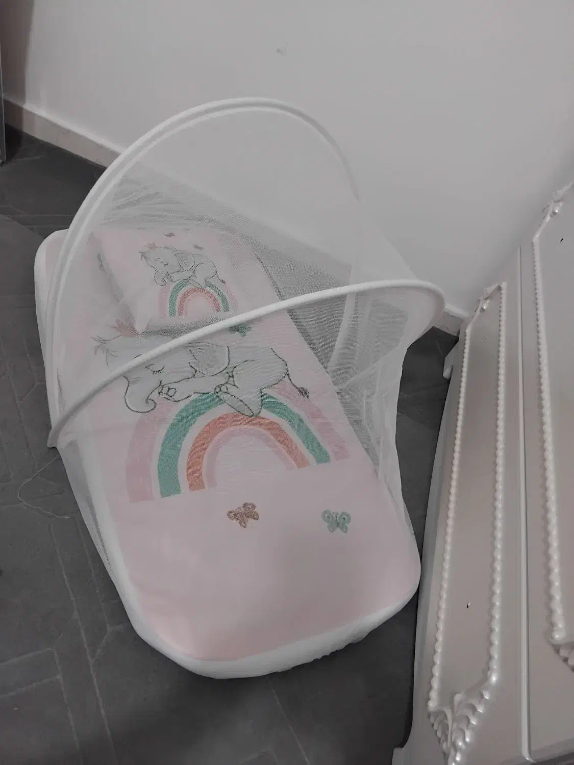 پاپوش نوزاد،پشه بند،خرس بزرگ قرمز|اسباب و اثاث بچه|پاکدشت, خاتون آباد|دیوار