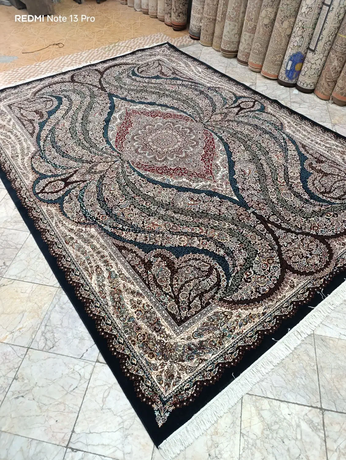فرش دانا/جفت فرش ۱۲متری ۷۰۰شانه تمام نخ|فرش|مشهد, ایثارگران|دیوار