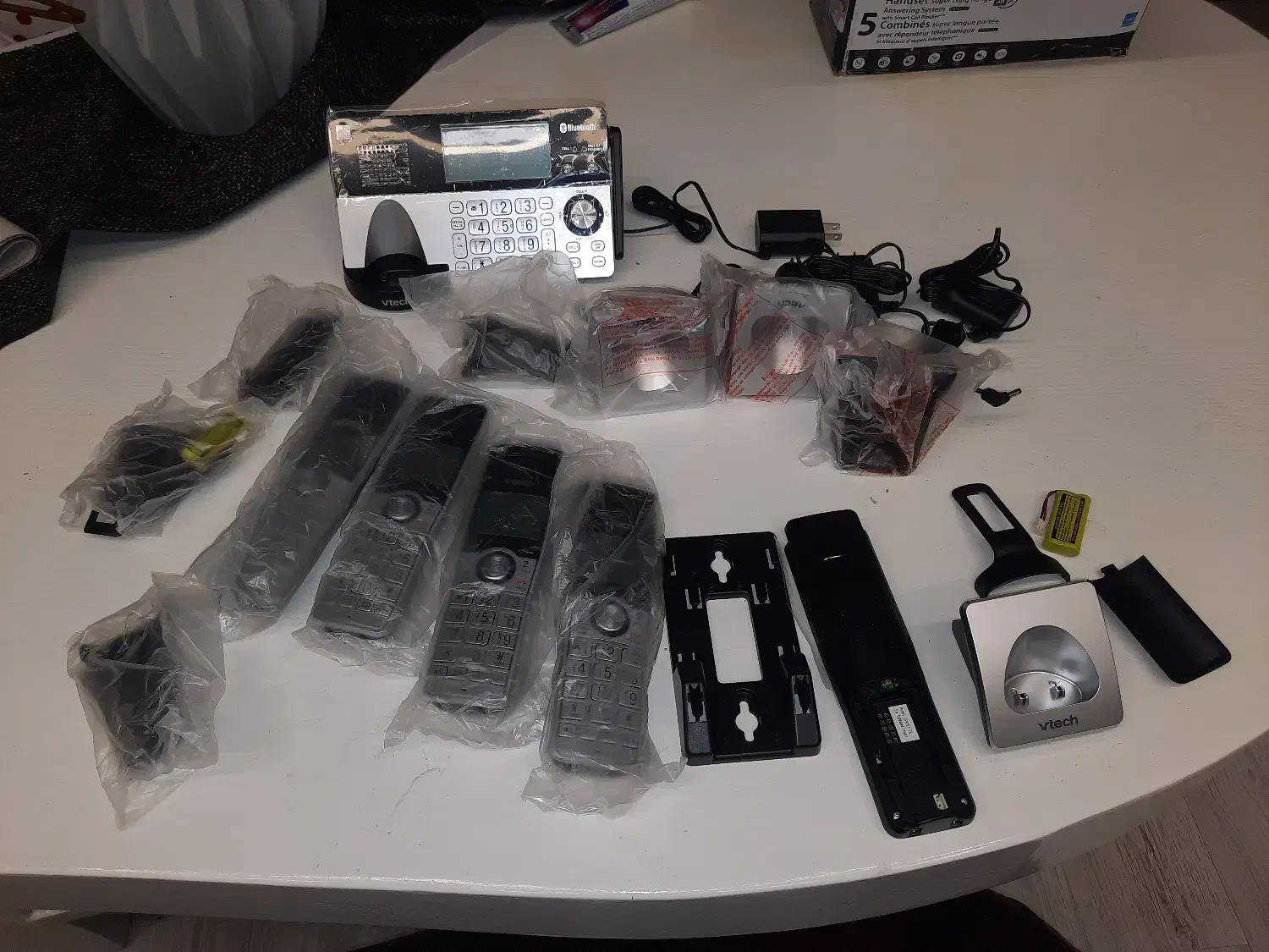 تلفن بیسیم VTech IS8151-5 با ۵ گوشی-نو و تستشده|تلفن رومیزی|تهران, امانیه|دیوار