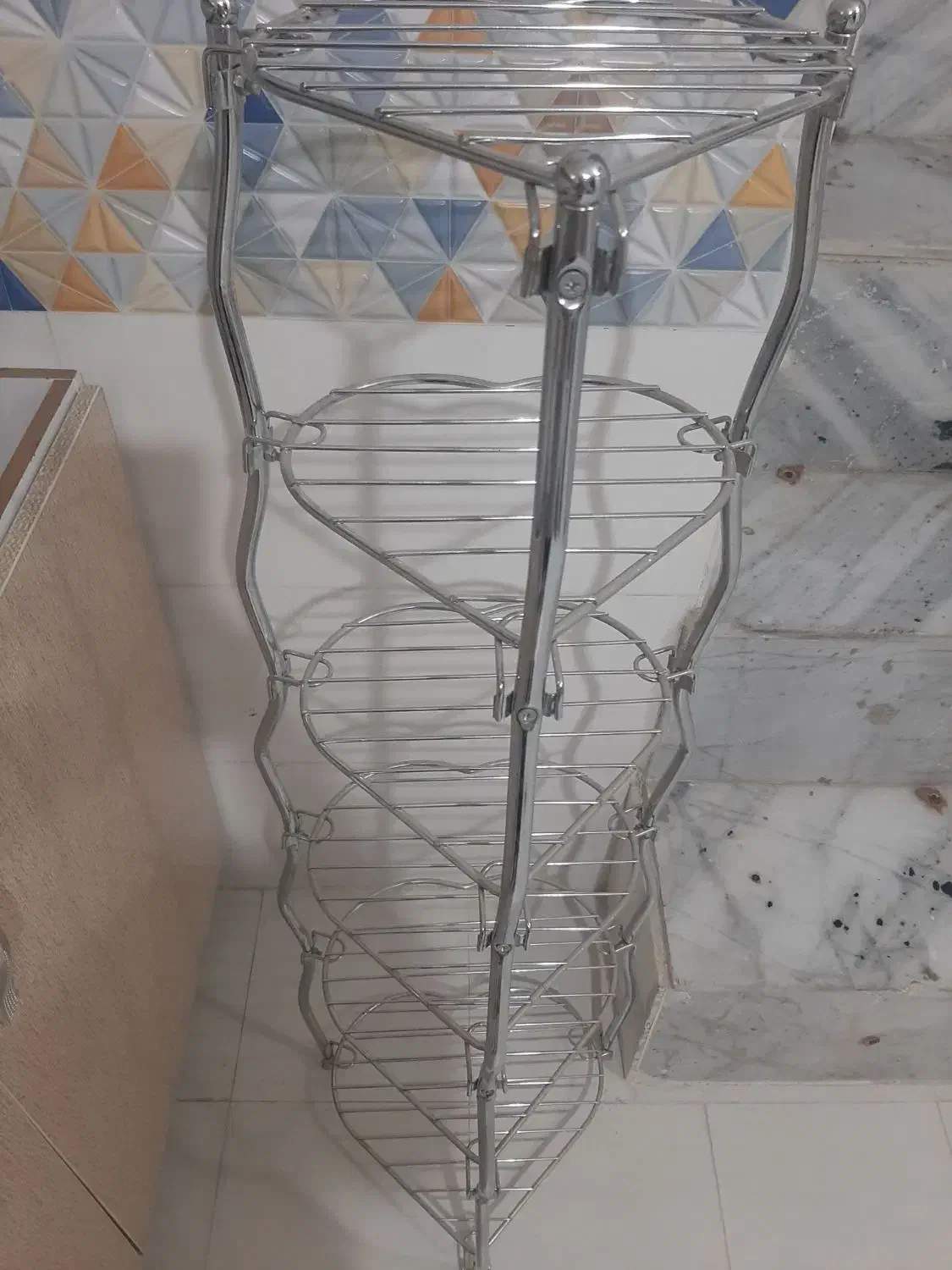 استند قابلمه ۶ طبقه / محکم / نو|آب‌چکان و نظم‌دهنده ظروف|نظرآباد, نظرآباد|دیوار