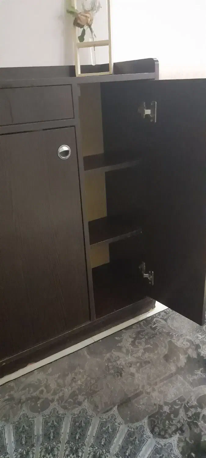 جاکفشی ام دی اف قهوه ایی تیره|جاکفشی، کمد، دراور|ری, سیزده آبان|دیوار