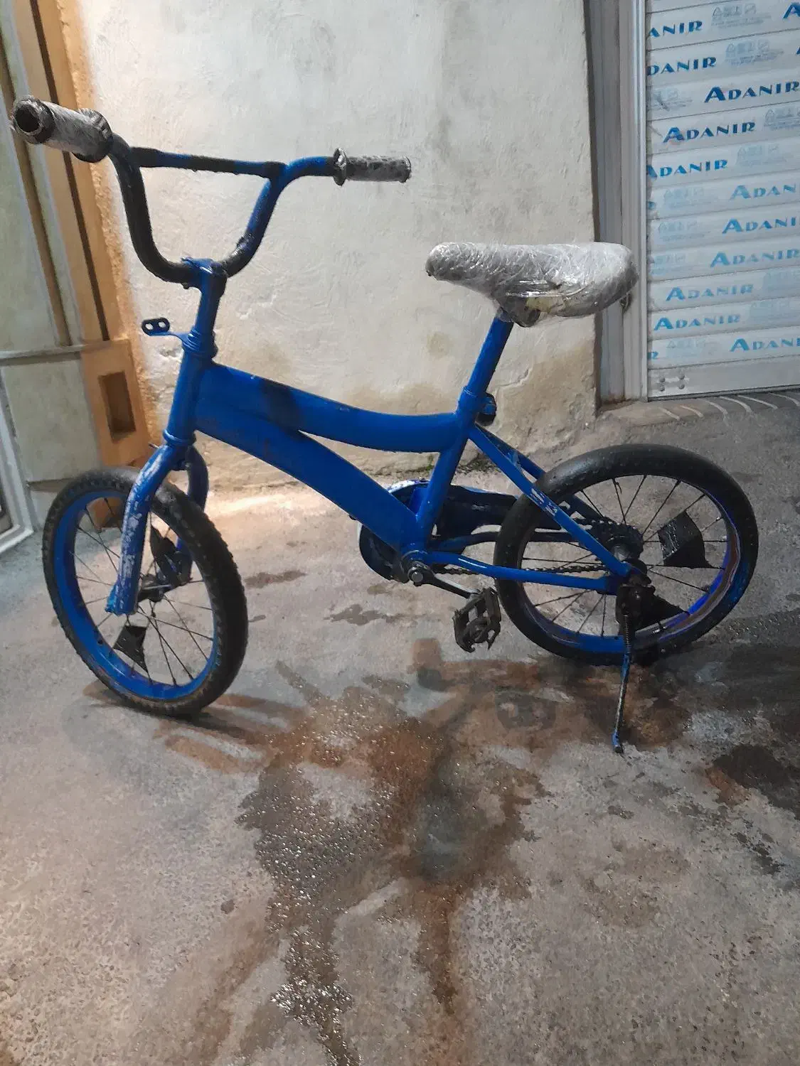دوچرخه آبی دسته دوم . لاستیک نو هیچ مشکلی نداره|دوچرخه، اسکیت، اسکوتر|شاهین دژ, |دیوار