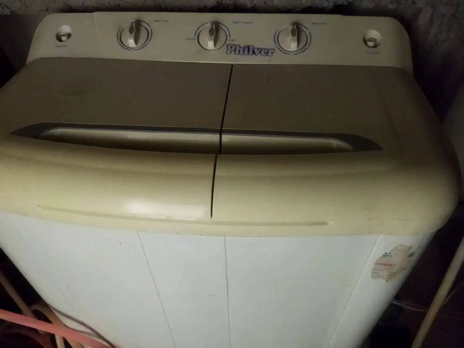 لباسشویی دوقلو سالم. مرتب|ماشین لباسشویی و خشک‌کن لباس|کلاله, |دیوار