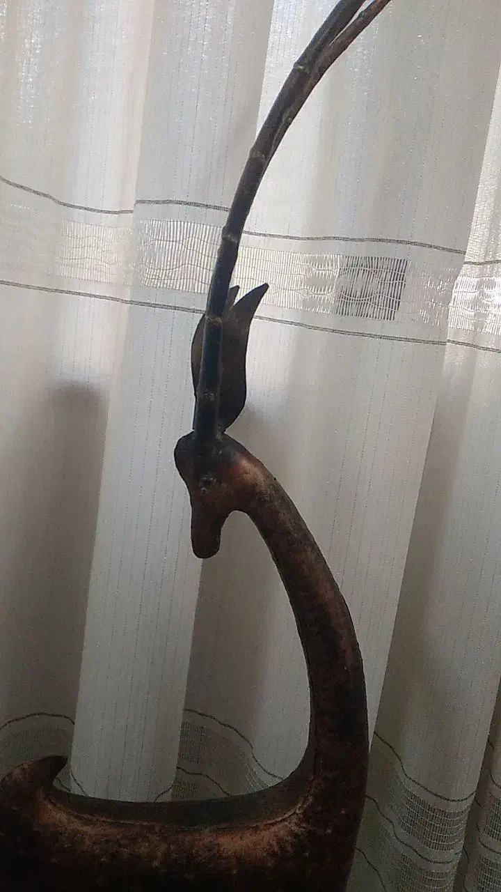 گوزن فلزی|مجسمه، تندیس، ماکت|قم, مهر آباد|دیوار