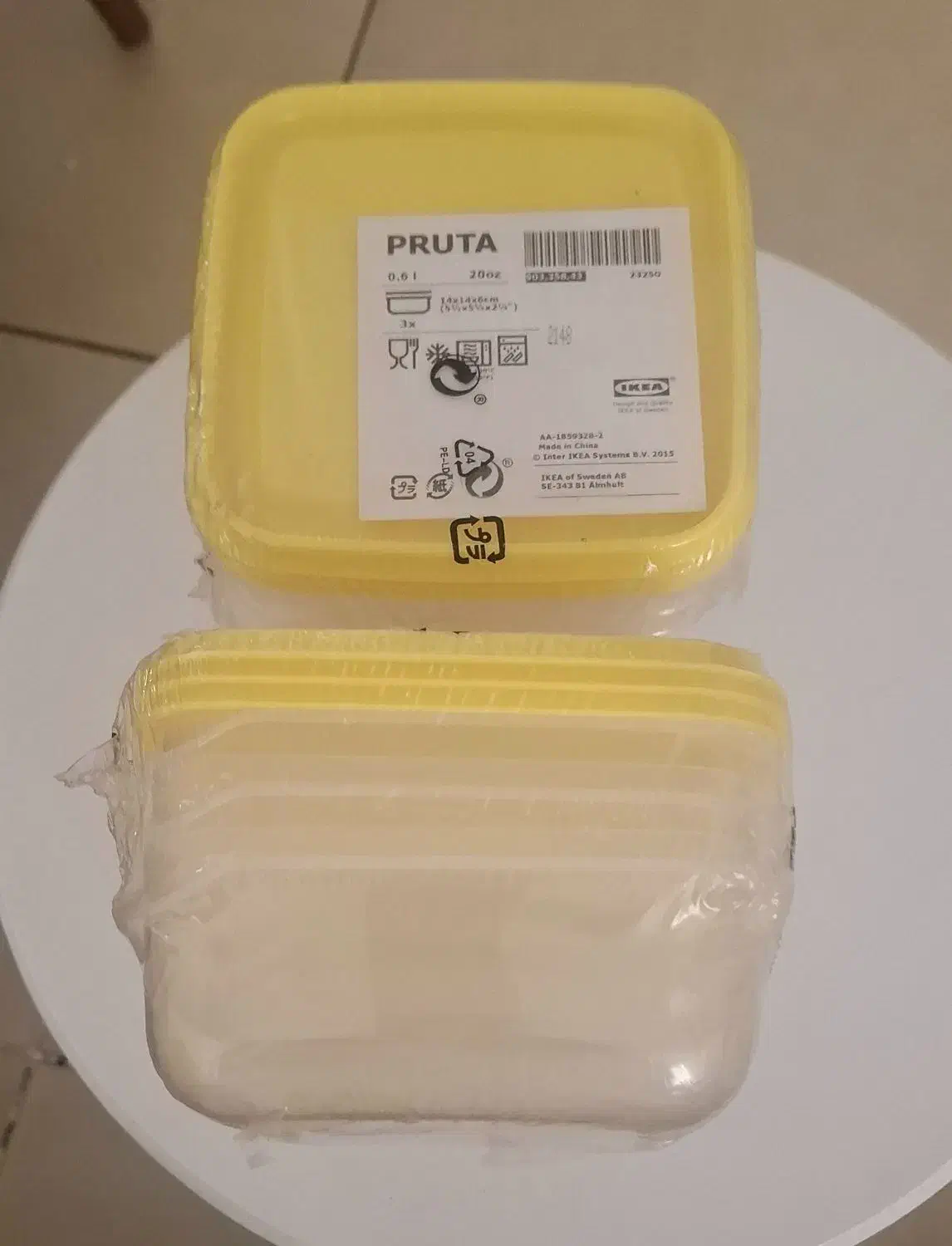 ظرف فریزری و ماکروفری ایکیا، دو پَک ۳ تایی|ظروف نگهدارنده، پلاستیکی، یکبارمصرف|تهران, ونک|دیوار