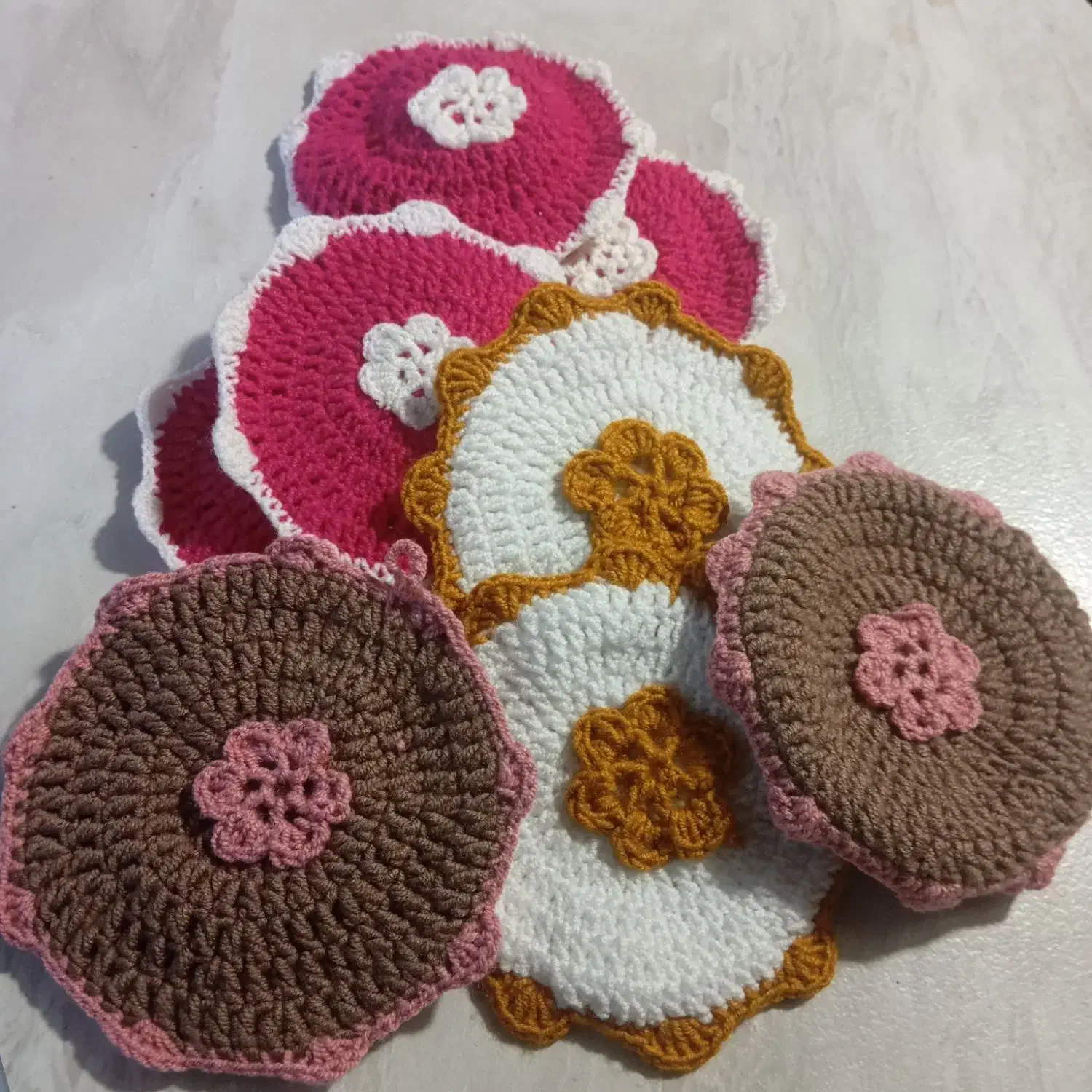 دست گیره کاموایی|سفره، حوله، دستمال آشپزخانه|اسلام‌شهر, شهرک قائمیه|دیوار