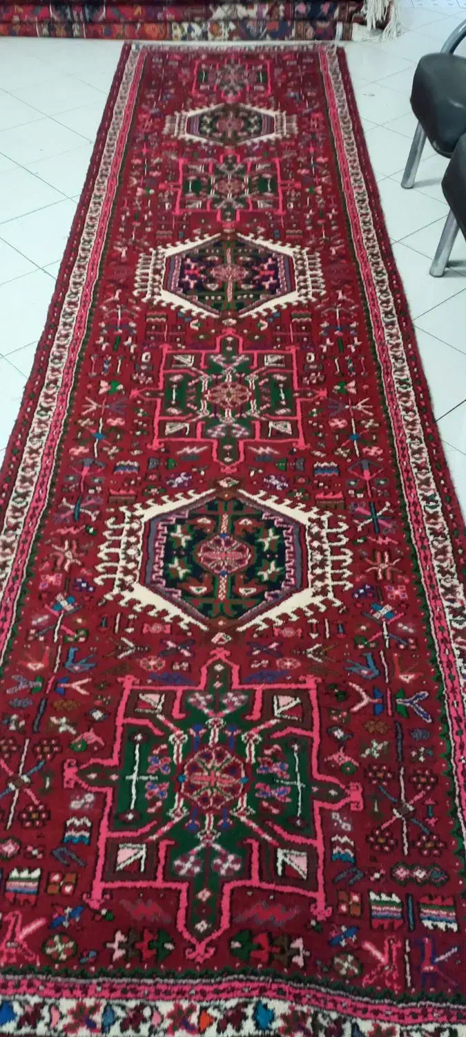 کناره دستبافت قرجه (۱×۴) با ضخامت بالا|فرش|تبریز, |دیوار