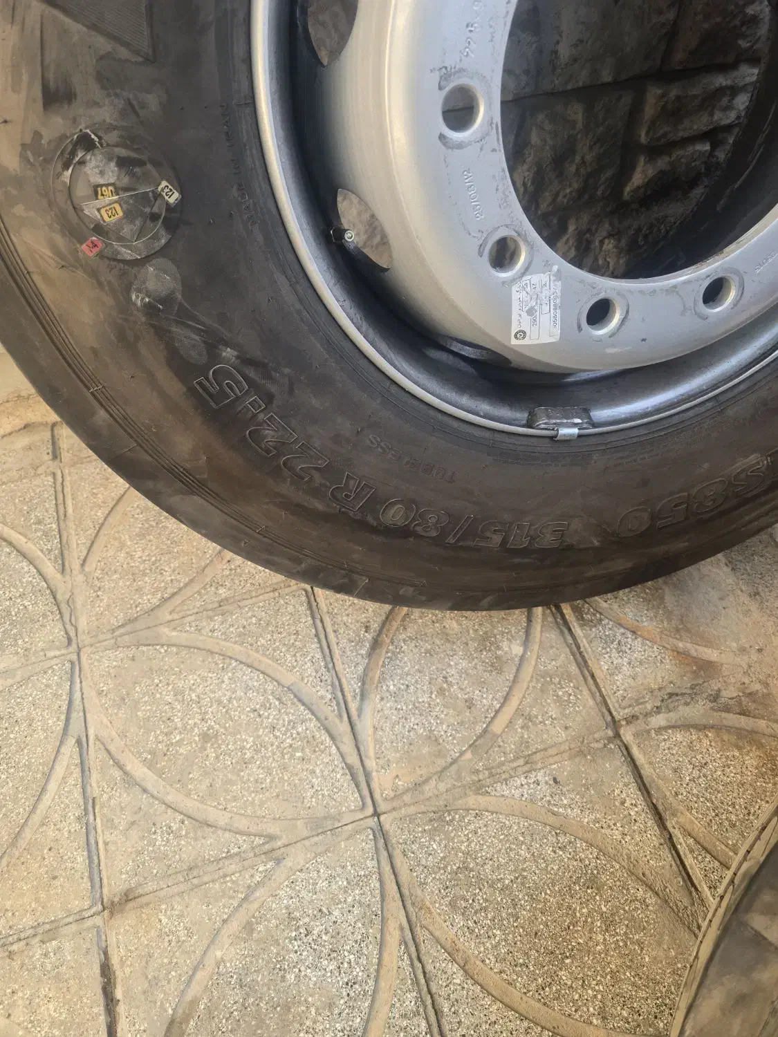 رینگ ولاستیک لاستیک ۳۱۵ زیر صفری|قطعات یدکی و لوازم جانبی|رضویه, |دیوار