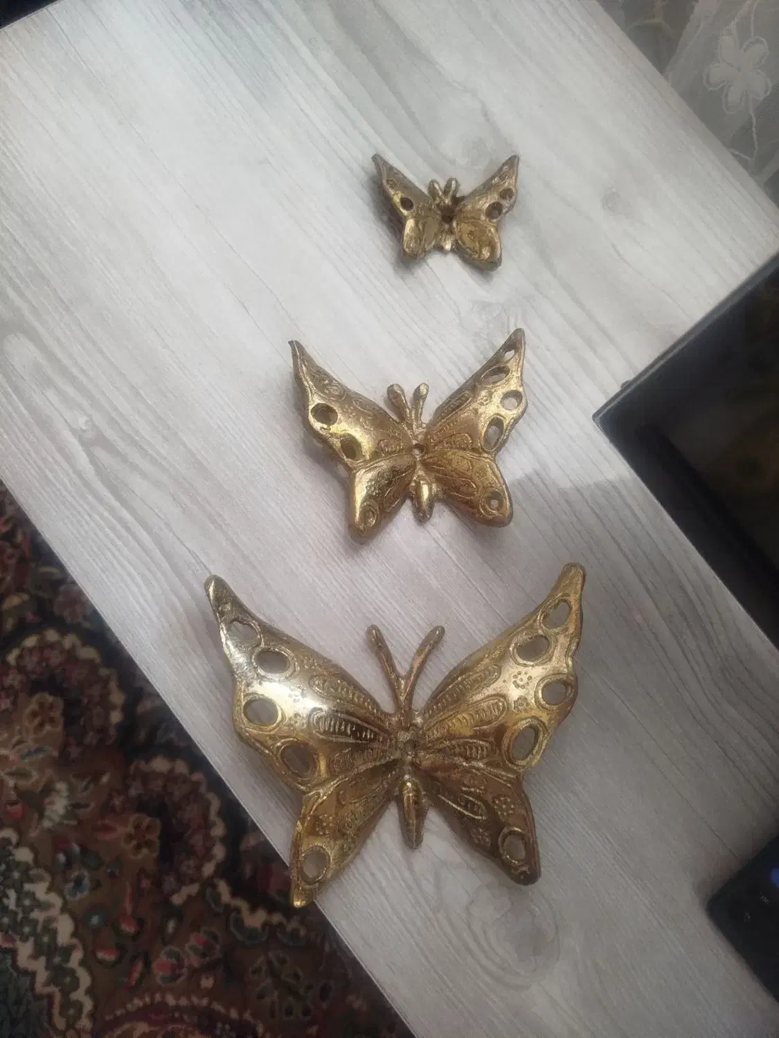 جاکلیدی برنجی وسه تا پروانه برنجی|صنایع دستی و سایر لوازم تزئینی|سبزوار, شرق کال جنوبی (شمس آبادی)|دیوار