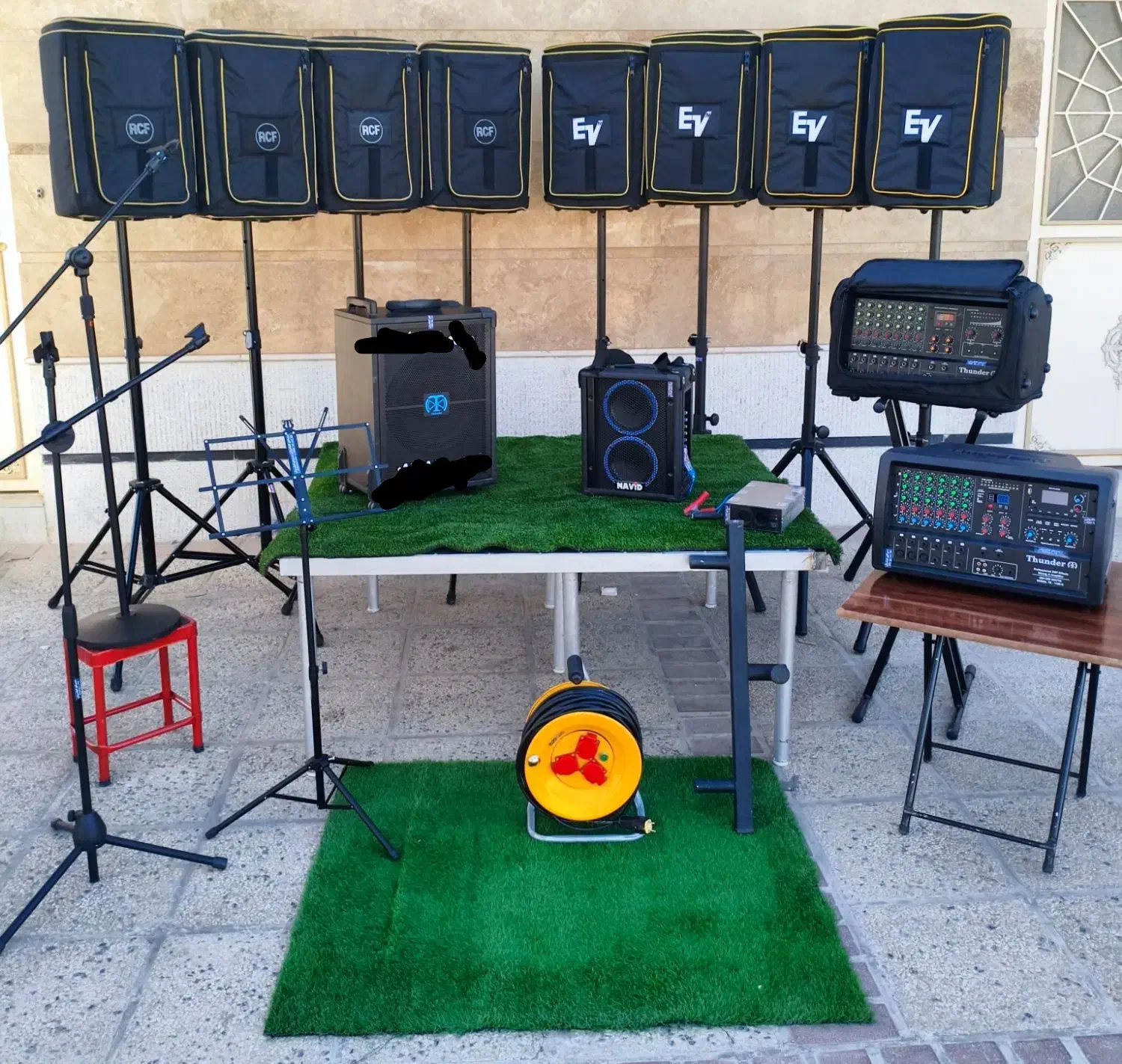 اجاره (کرایه) سیستم صوتی/ شارژی و برقی|خدمات پذیرایی، مراسم|شیراز, گلدشت معالیآباد|دیوار