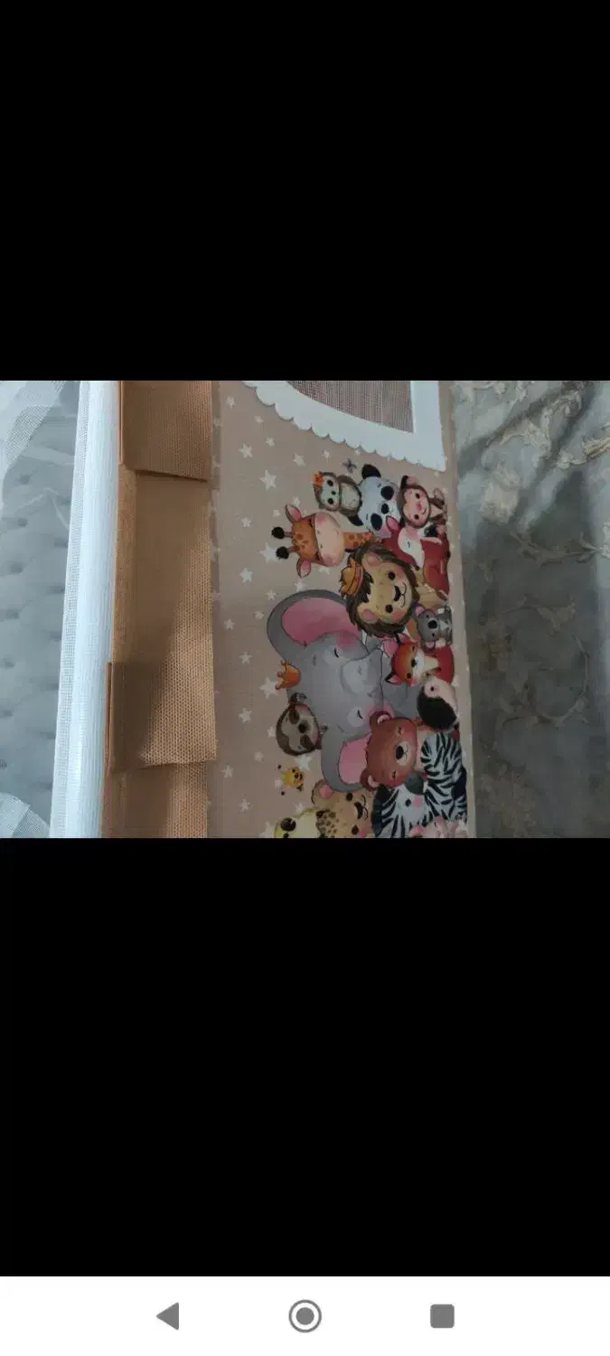 گهواره شادی مدل مخمل طرح باغ وحش|اسباب و اثاث بچه|بیرجند, |دیوار