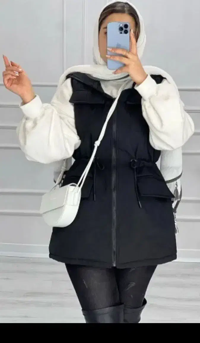 پافر زنانه کاملا نو ،کاپشن کلاه دار بلند|لباس|صدرا-فارس, فاز ۱|دیوار