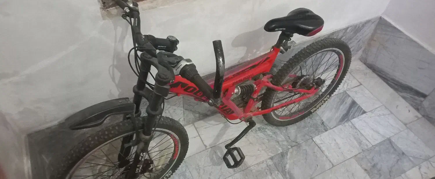 دوچرخه ۲۴ دنده ای فنری|دوچرخه، اسکیت، اسکوتر|دماوند, گیلاوند|دیوار