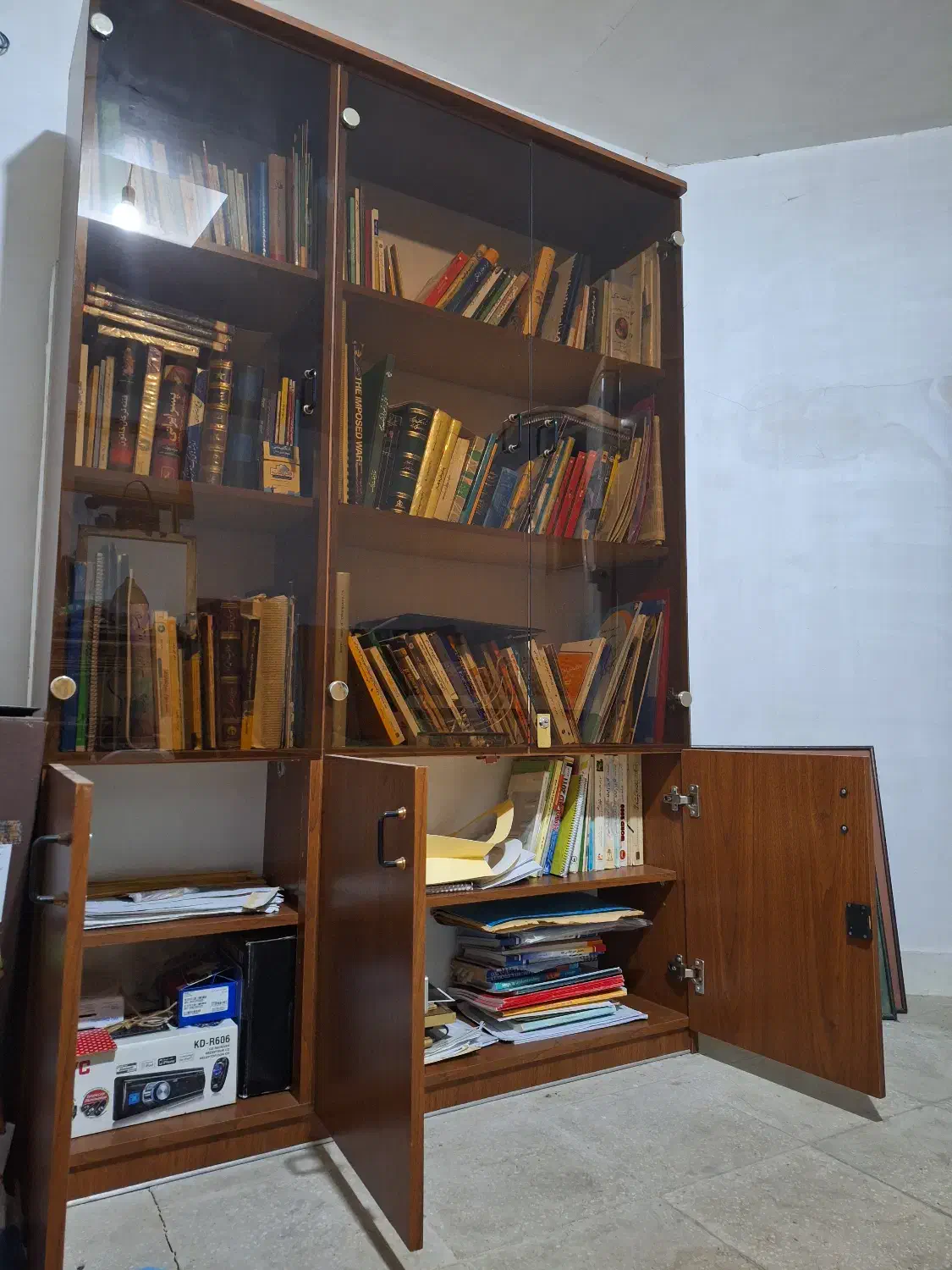 کتابخانه|کتابخانه، شلف، قفسه‌های دیواری|قزوین, |دیوار