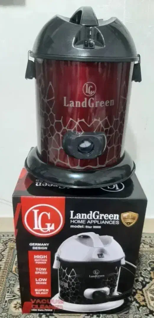 جارو برقی سطلی لند گرین توربو مدل 900|جاروبرقی، جارو شارژی، بخارشو|بندر ماهشهر, |دیوار