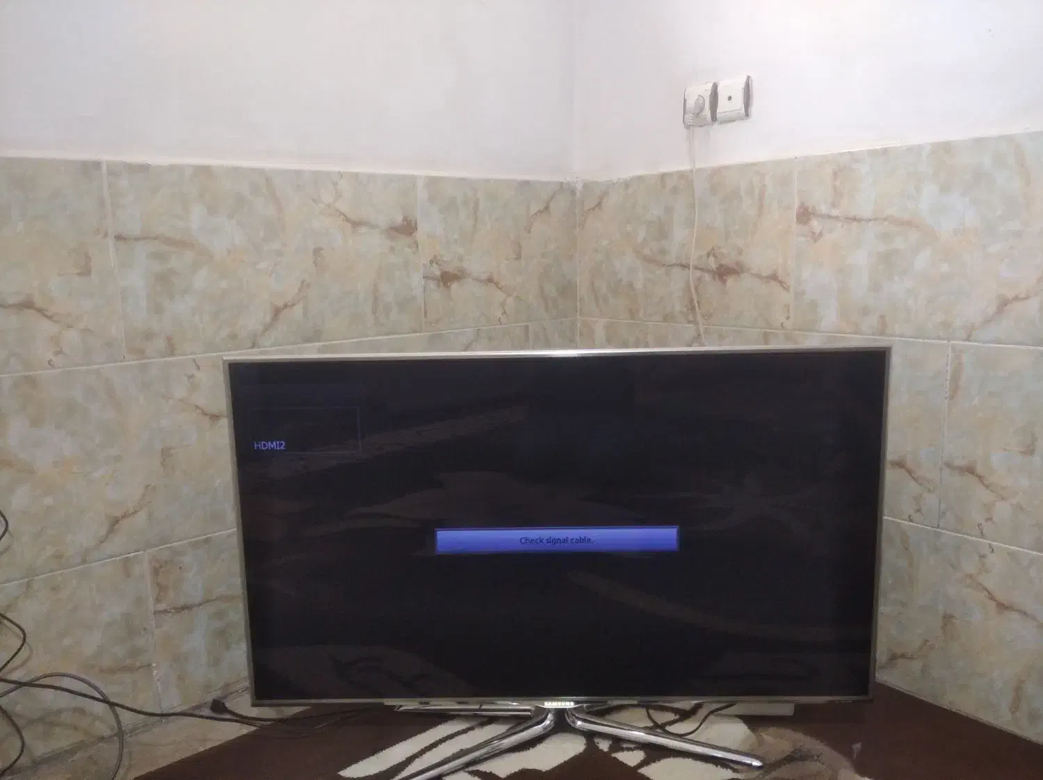 LED Samsung 46 smart|تلویزیون و پروژکتور|شیراز, شهرک مهرگان|دیوار