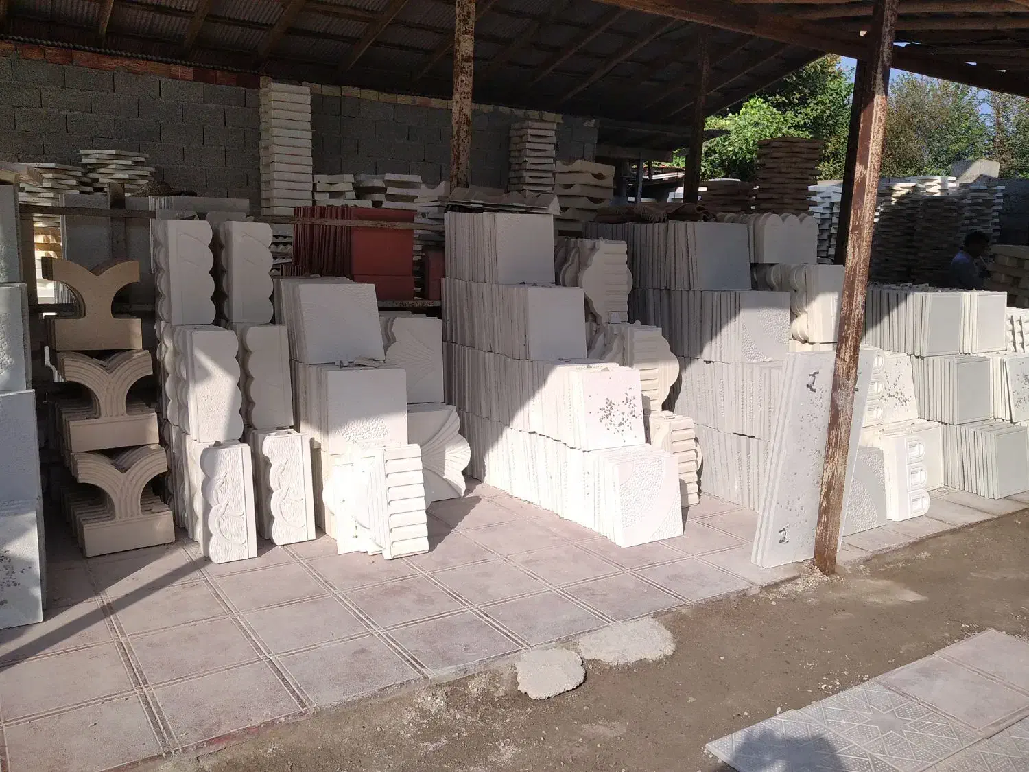 تولید و فروش موزاییک نرده جدول پلیمری|مصالح و تجهیزات ساختمان|رشت, پسیخان|دیوار