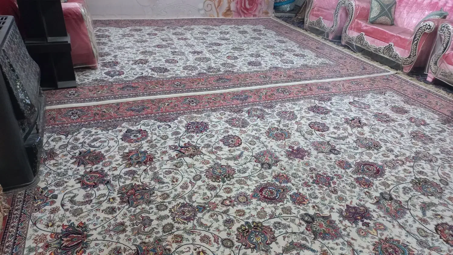 یک جفت فرش ماشینی ۳×۴|فرش|نیشابور, مازول|دیوار