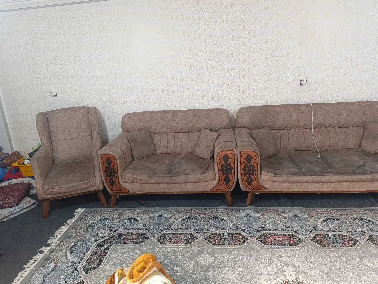 مبل ۷نفره|مبلمان خانگی و میز عسلی|علیآباد کتول, |دیوار