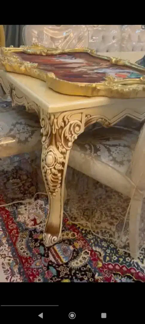 سرویس مبل ۸ نفره و میز غذا خوری جنس ترک|مبلمان خانگی و میز عسلی|اهواز, سپیدار|دیوار