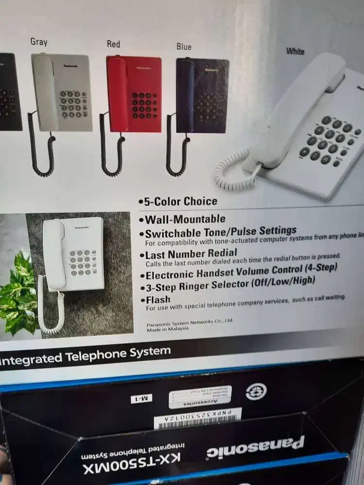 گوشی تلفن و دستگاه فکس پاناسونیک اصل|تلفن رومیزی|تهران, حسینآباد|دیوار