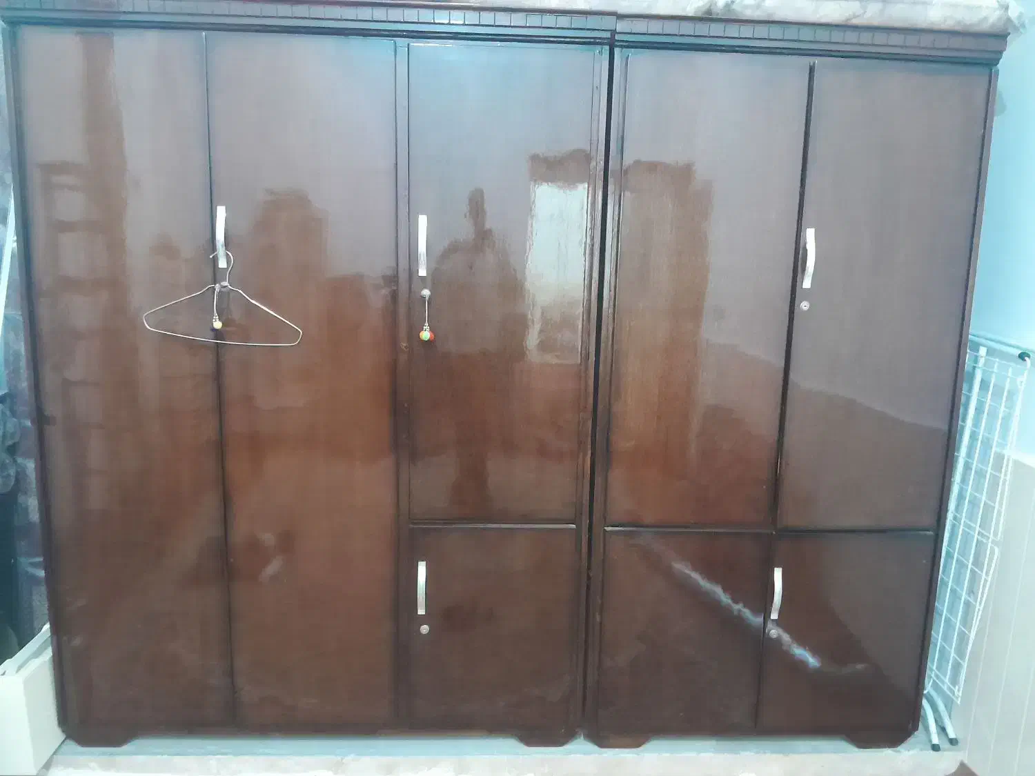 کمد چوبی|جاکفشی، کمد، دراور|سیمین شهر, |دیوار