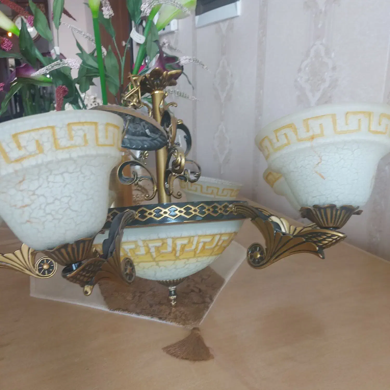 لوستر|لوستر و چراغ آویز|سراب, |دیوار