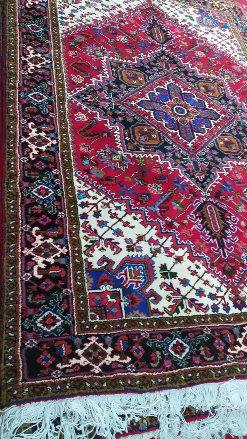 فرش دستبافتششمتریجفتبارماختوخوشاصلمهربان|فرش|هریس, |دیوار