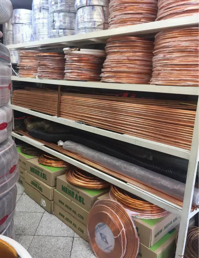 لوله مسی کولرگازی مهراصل بابک کابل عایق قیمت عمده|کولر گازی و فن‌کوئل|تهران, پامنار|دیوار
