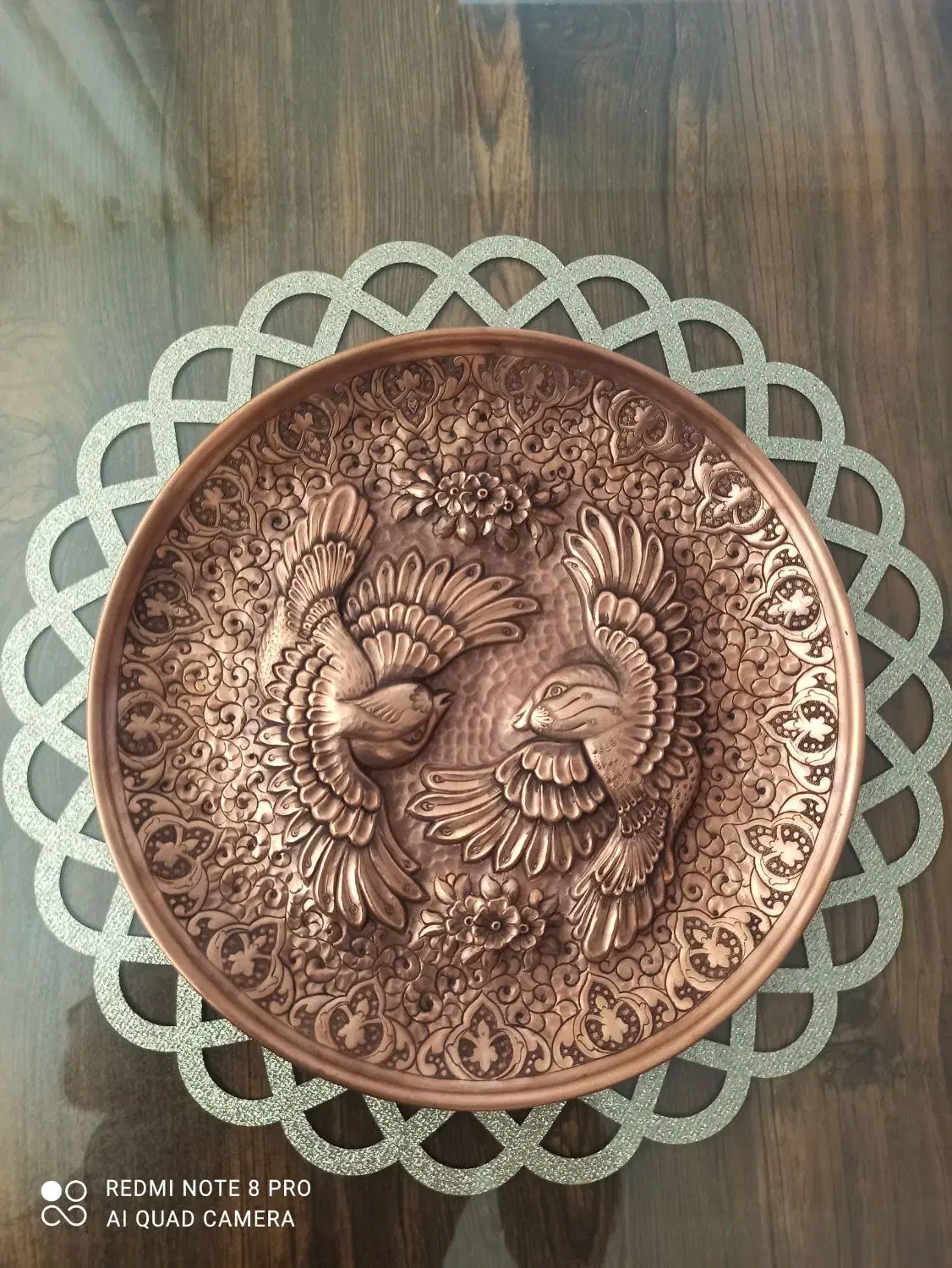 بشقاب قلم زنی|صنایع دستی و سایر لوازم تزئینی|خمینی‌شهر, |دیوار