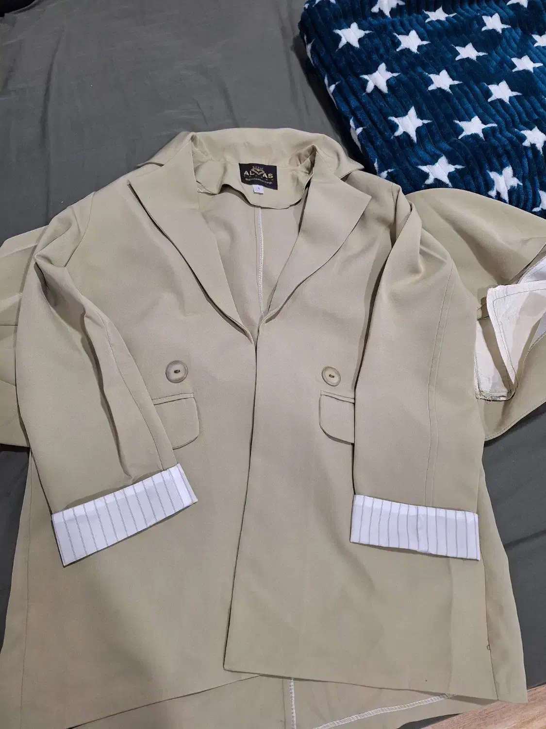 مانتو کتی پاییزه مازراتی رنگ پسته ای|لباس|بوکان, |دیوار