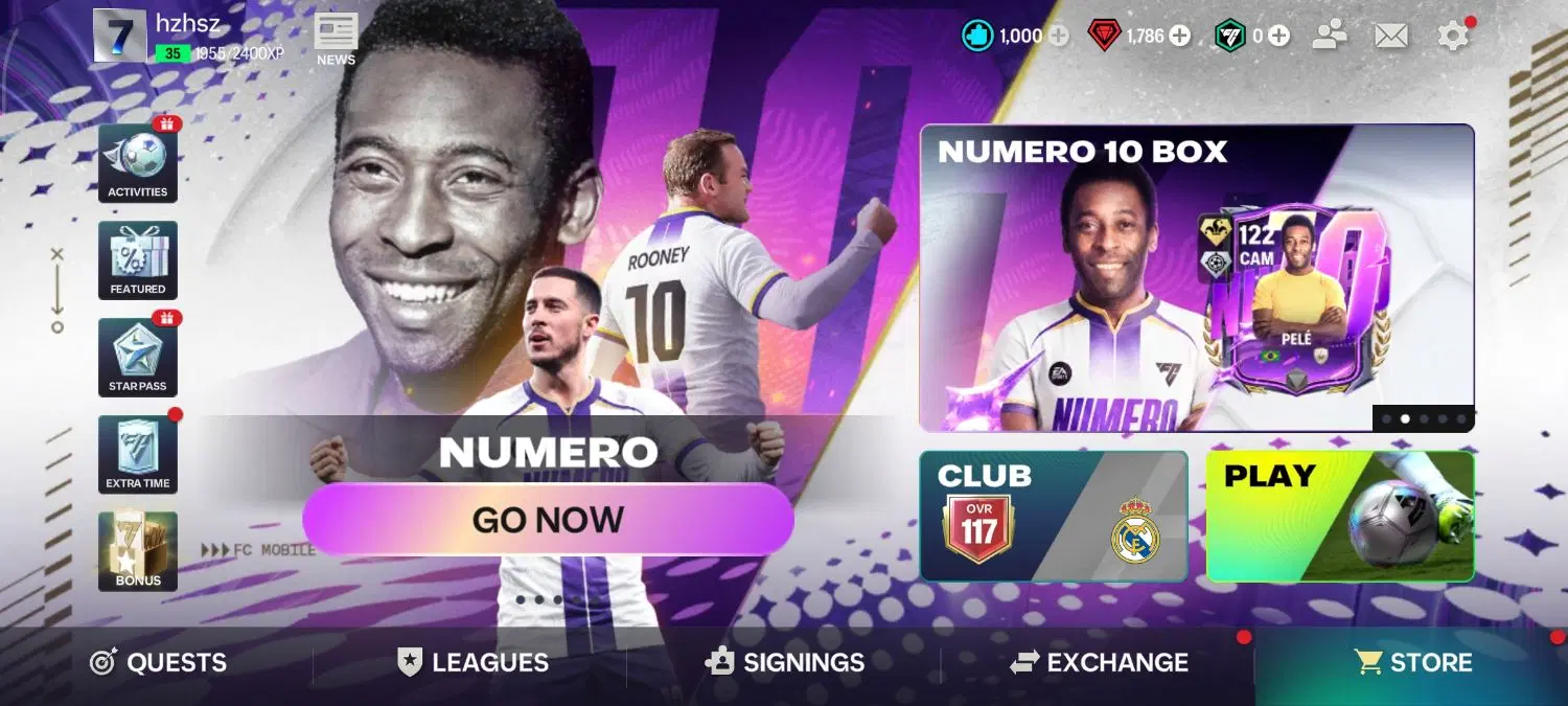 اکانت FC Mobile OVR 117|کنسول، بازی ویدئویی و آنلاین|تبریز, |دیوار
