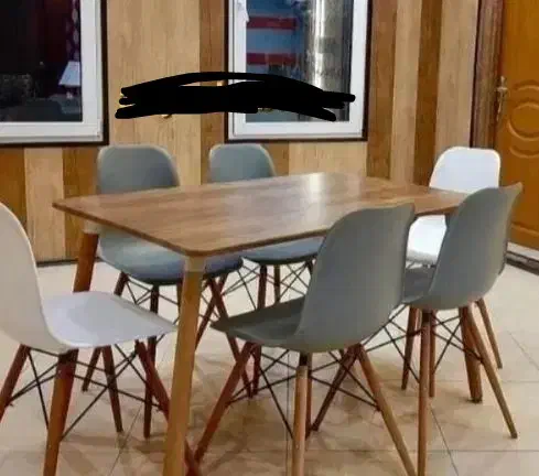 فروش میز صندلی در حد نو   پایه چوب|کافی‌شاپ و رستوران|فاریاب, |دیوار