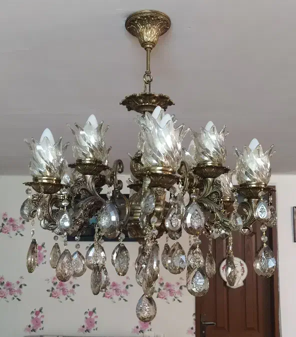 لوستر دونه ای ۵ تومن|لوستر و چراغ آویز|زنجان, |دیوار