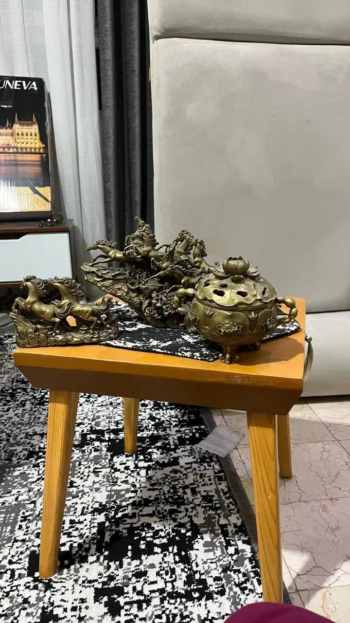 مجسمه برنز عتیقه سنگین|کلکسیون اشیاء عتیقه|تهران, قیطریه|دیوار