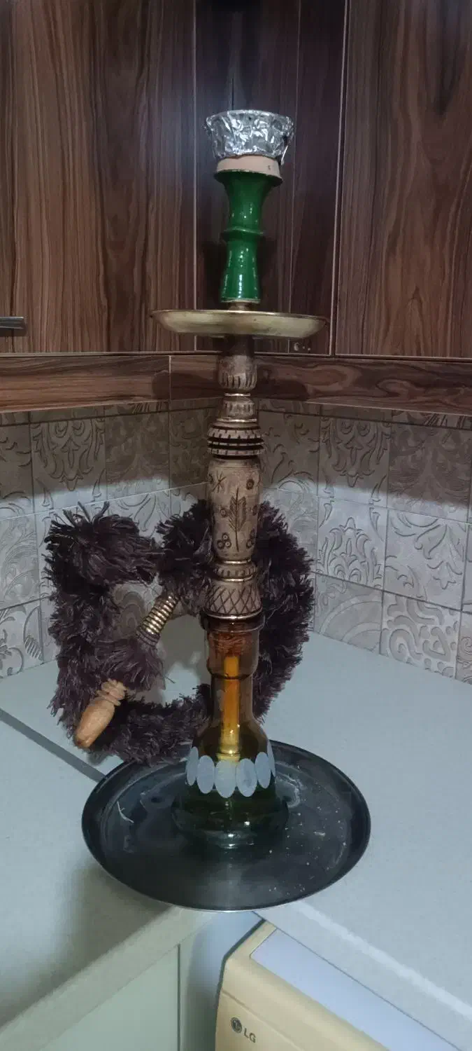 قلیان چوبی|صنایع دستی و سایر لوازم تزئینی|هشتگرد, مدرس|دیوار