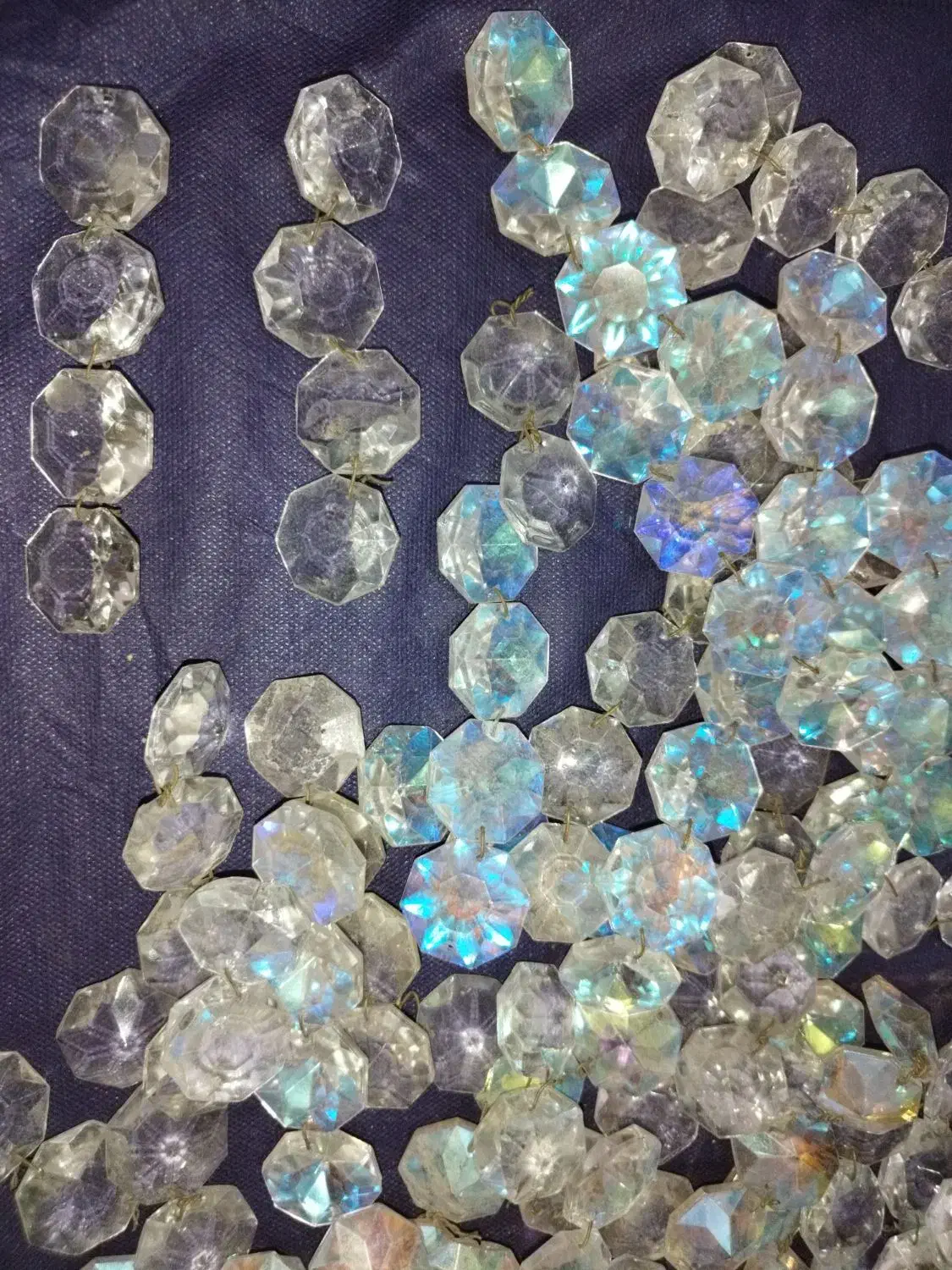 کریستال شمعی و اویزی و ستاره ای|لوستر و چراغ آویز|پاکدشت, پاکدشت (مامازند)|دیوار