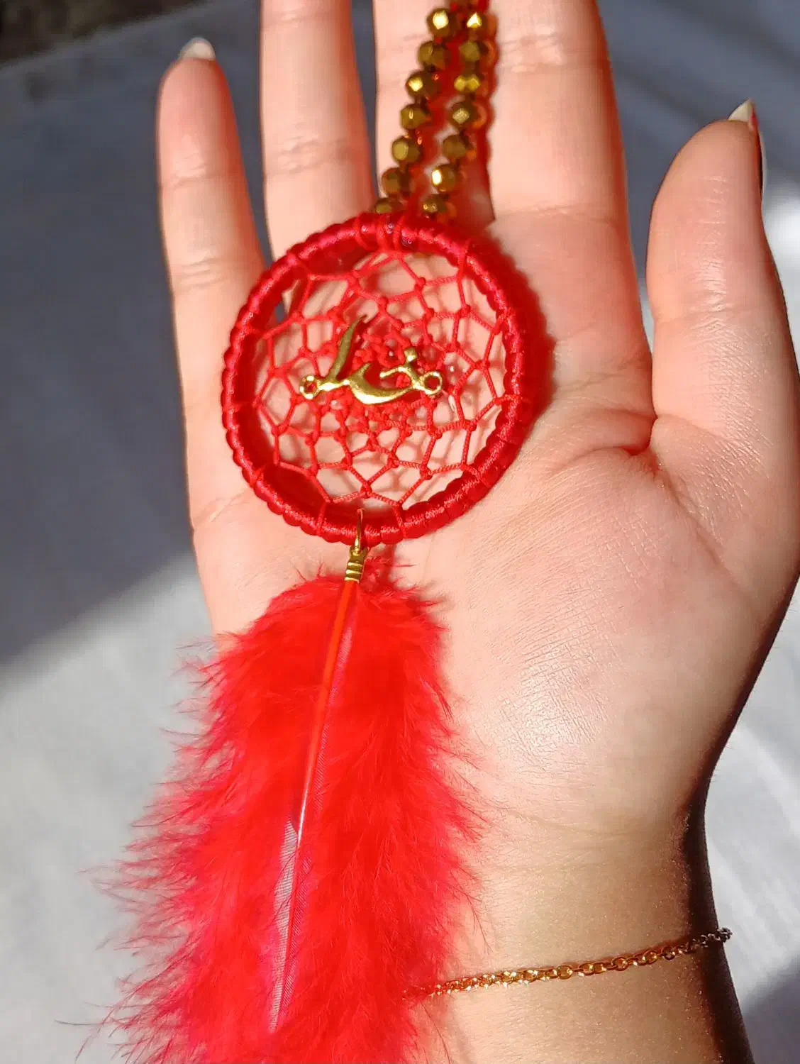 آویز دست سازدررنگ بندی|صنایع دستی و سایر لوازم تزئینی|سقز, |دیوار