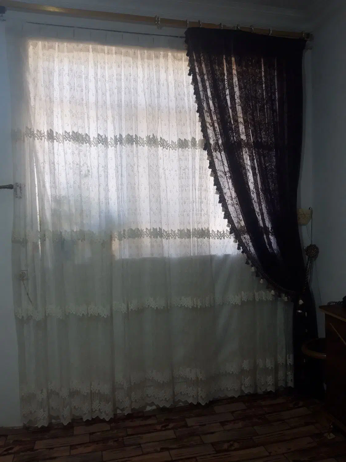 پرده وشال دومتر وبیست|پرده، رانر، رومیزی|کنگاور, |دیوار