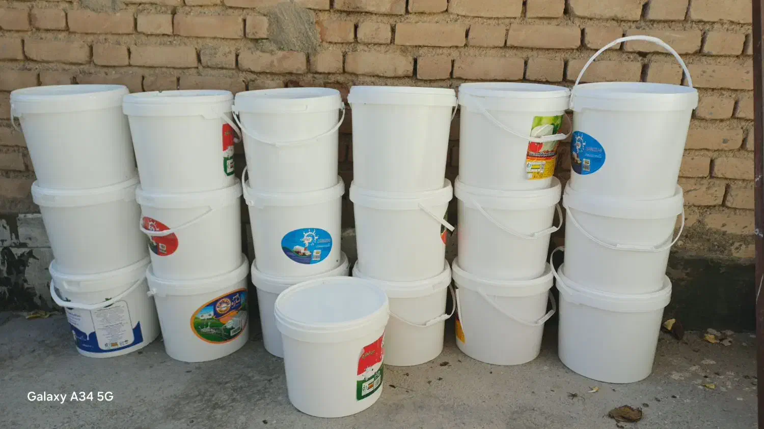 سطل پلاستیکی|ظروف نگهدارنده، پلاستیکی، یکبارمصرف|بیجار, |دیوار