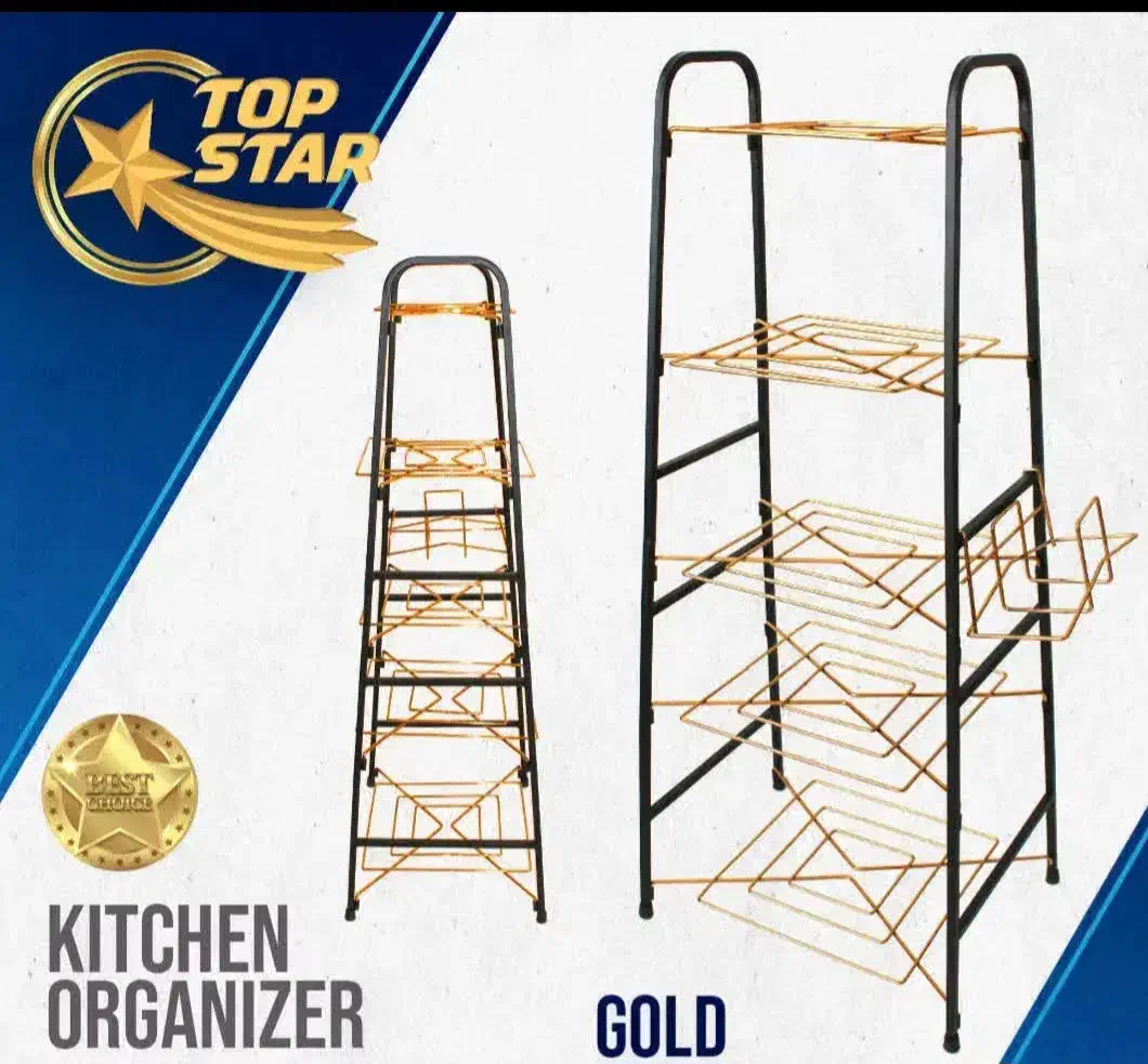 استند قابلمه ۵طبقه وجای ماهیتابه مناسب برای جهیزیه|آب‌چکان و نظم‌دهنده ظروف|تهران, شهرک بعثت|دیوار