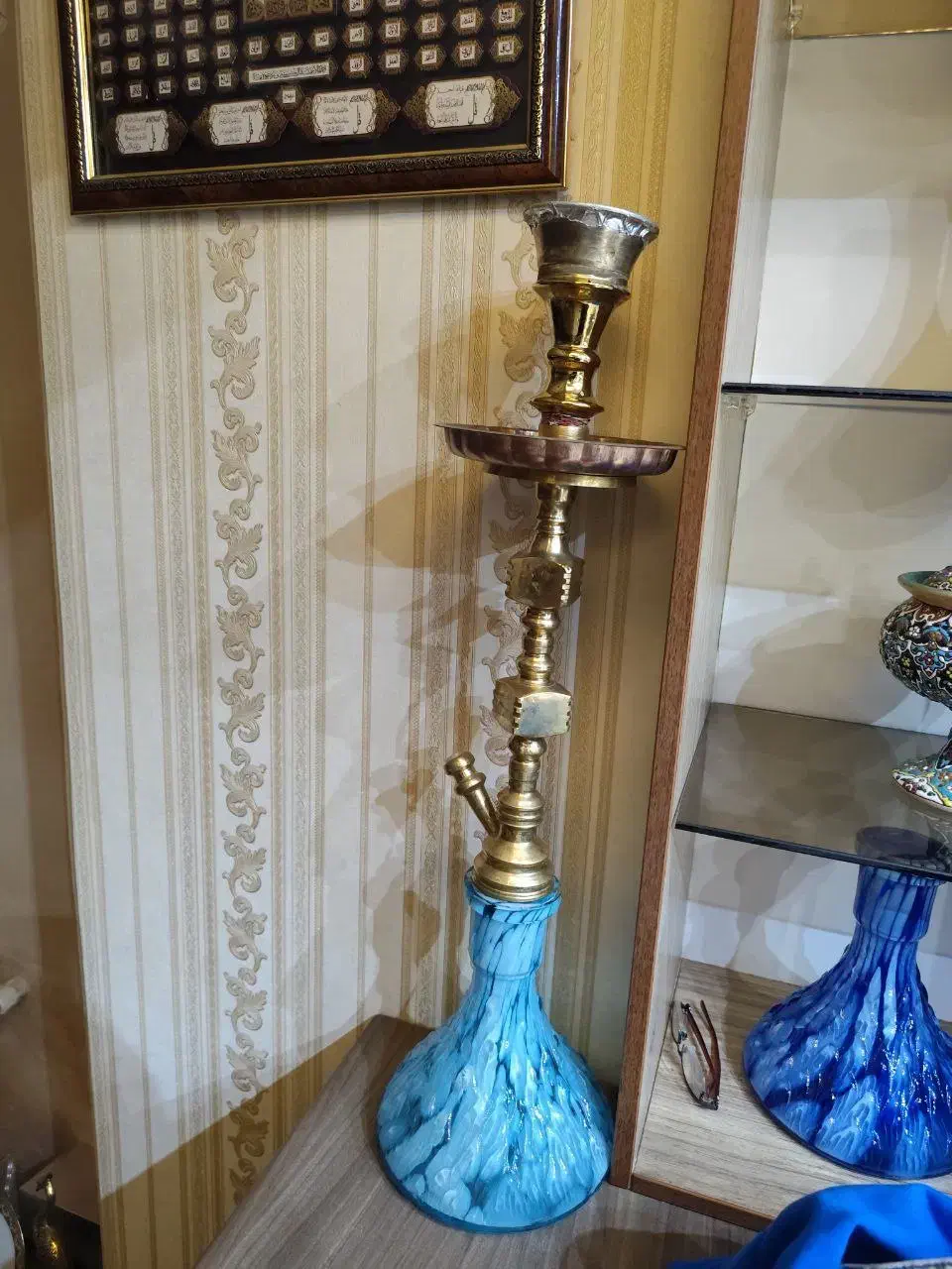 ۶ عدد قلیان تنه برنجی|کلکسیون و سرگرمی|اندیشه, اندیشه فاز ۱|دیوار
