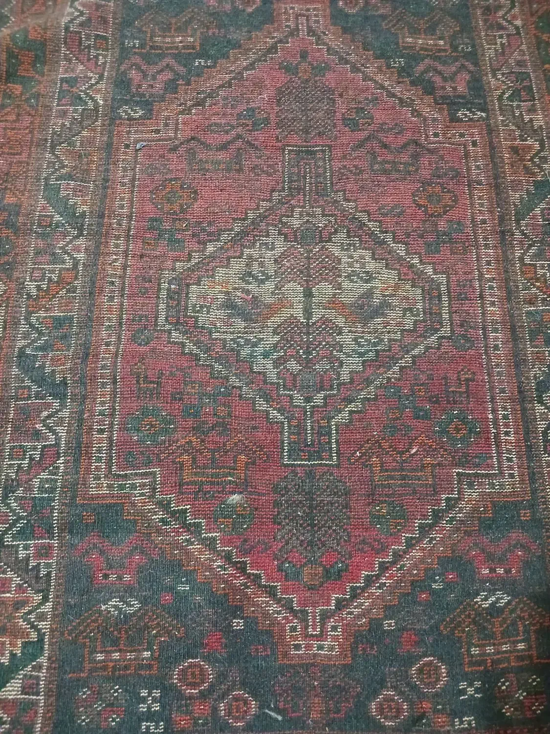 قالیچه دستباف سنتی|فرش|کرمان, |دیوار