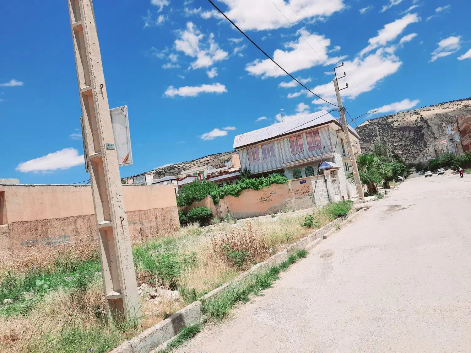 زمین تجاری مسکونی دو بر|فروش زمین و ملک کلنگی|ایوان, |دیوار